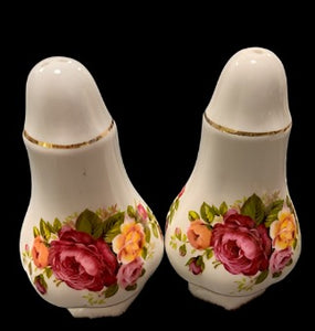 Floral Salt and Pepper Shakers