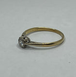 18ct Gold and Platinum Diamond Ring