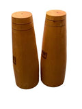 Wooden Tupperware Salt and Pepper