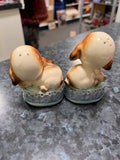 Vintage Spaniel Salt and Pepper Shakers