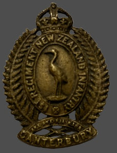 Canterbury 1st Regiment Cap Badge