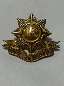 New Zealand 18th Reinforcements Cap Badge