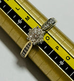 9ct Gold Diamond Cluster Ring