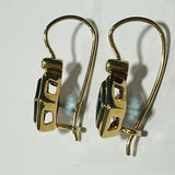 9ct Gold Topaz Drop Earrings