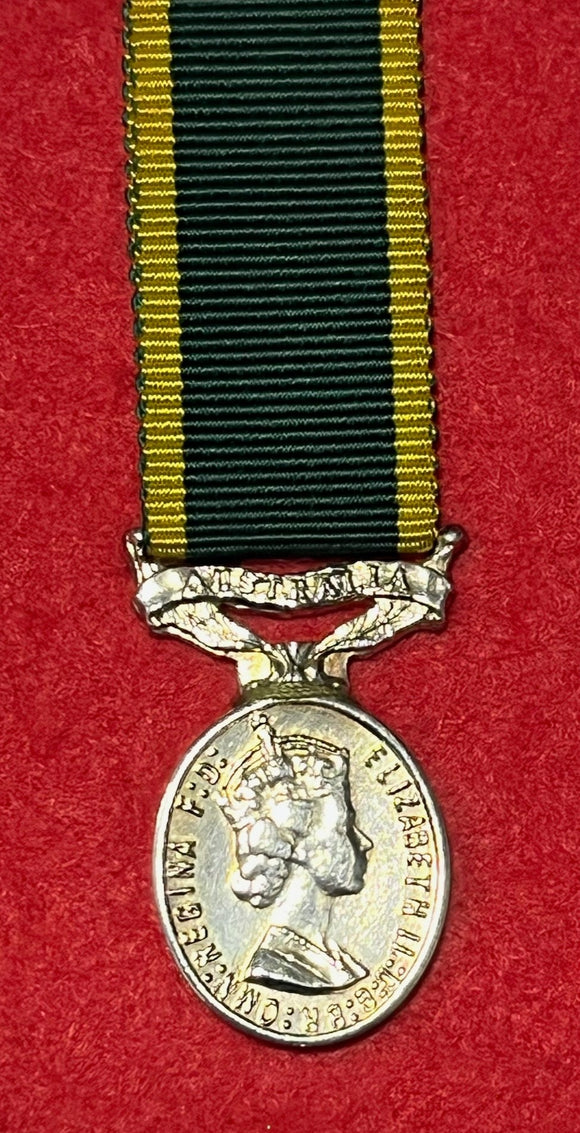 Efficiency Miniature Medal