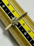 14kt Yellow Gold Diamond Solitaire Ring