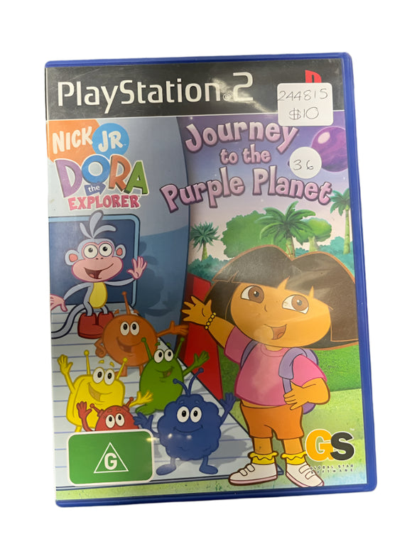 Dora the Explorer Journey to the Purple Planet PS2 Game