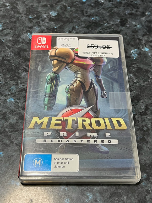Metroid Prime REmastered Switch Game