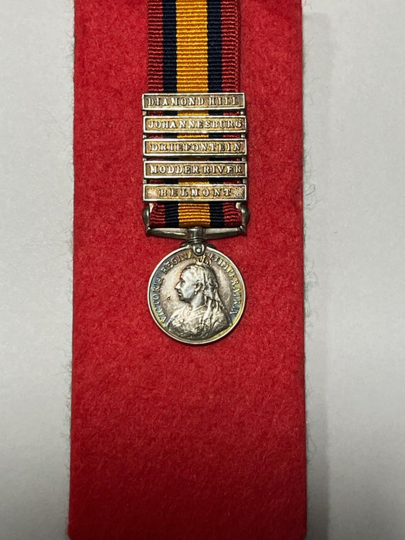 Queens South Africa Miniature Medal