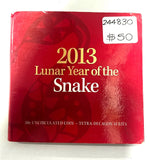 2013 Lunar Year of the Snake 50 Cent