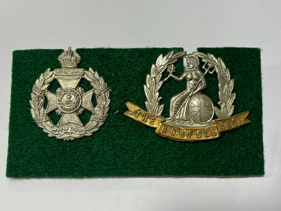 The Post Office Riffles and The Norfolk Regiment Badge