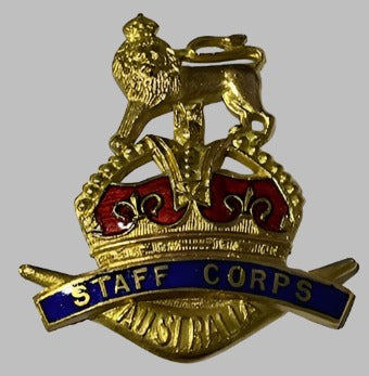 Australian Staff Corps Hat Badge 1920-1930’S