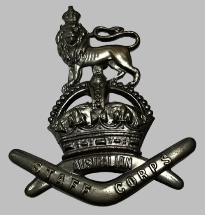 Australian Staff Corps Cap Badge