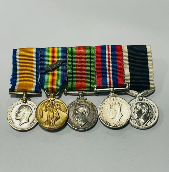 Miniature Service Medal Set
