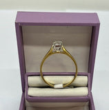18ct Gold Diamond Ring with Valuation