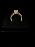 14kt Rose Gold Diamond Ring with Certificate of Authenticity