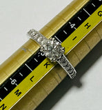 18ct White Gold Diamond Ring MHJ