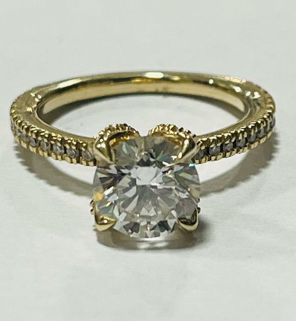 14kt Yellow Gold Diamond Ring