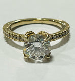 14kt Yellow Gold Diamond Ring