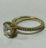 14kt Yellow Gold Diamond Ring