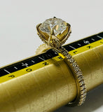 14kt Yellow Gold Diamond Ring
