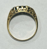 9ct Gold Sapphire and Diamond Ring