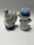 Santa and Snowman Christmas Salt and Pepper Shakers