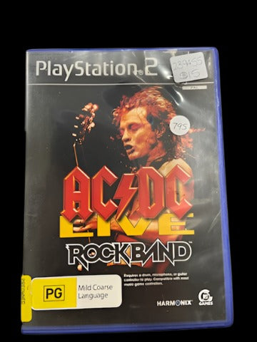 AC DC Rockband PS2 Game