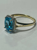 10ct Gold Topaz Ring MHJ