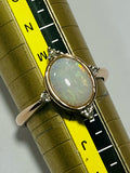 10ct Rose Gold Opal and Diamond Ring Michael Hill