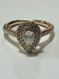 14ct Rose Gold Diamond Ring