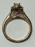 14ct Rose Gold Diamond Ring