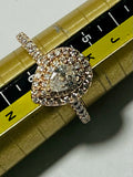 14ct Rose Gold Diamond Ring