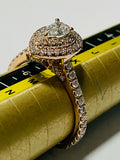 14ct Rose Gold Diamond Ring