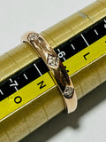 9ct Rose Gold Diamond Ring