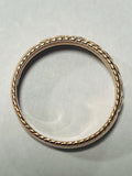 9ct Rose Gold and Diamond Band Ring