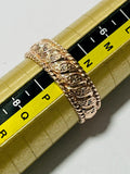 9ct Rose Gold and Diamond Band Ring
