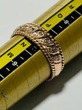 9ct Rose Gold and Diamond Band Ring