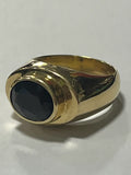 18ct Gold Garnet Ring HEAVY
