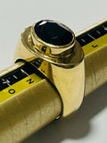 18ct Gold Garnet Ring HEAVY