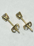 18ct Gold Diamond Studs