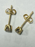 18ct Gold Diamond Studs