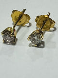 18ct Gold Diamond Studs