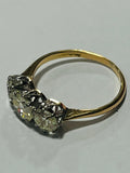 18ct Gold and Platinum Old Cut Diamond Ring with Valuation