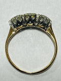 18ct Gold and Platinum Old Cut Diamond Ring with Valuation
