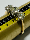18ct Gold and Platinum Old Cut Diamond Ring with Valuation