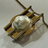 9ct Gold Pearl Pendant