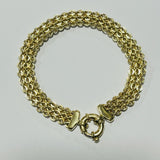 9ct Gold Bolt Clasp Bracelet