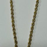 9ct Gold Twist Tasselled Necklace