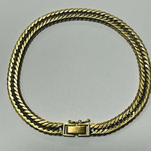 18ct Gold Cuban Link Bracelet
